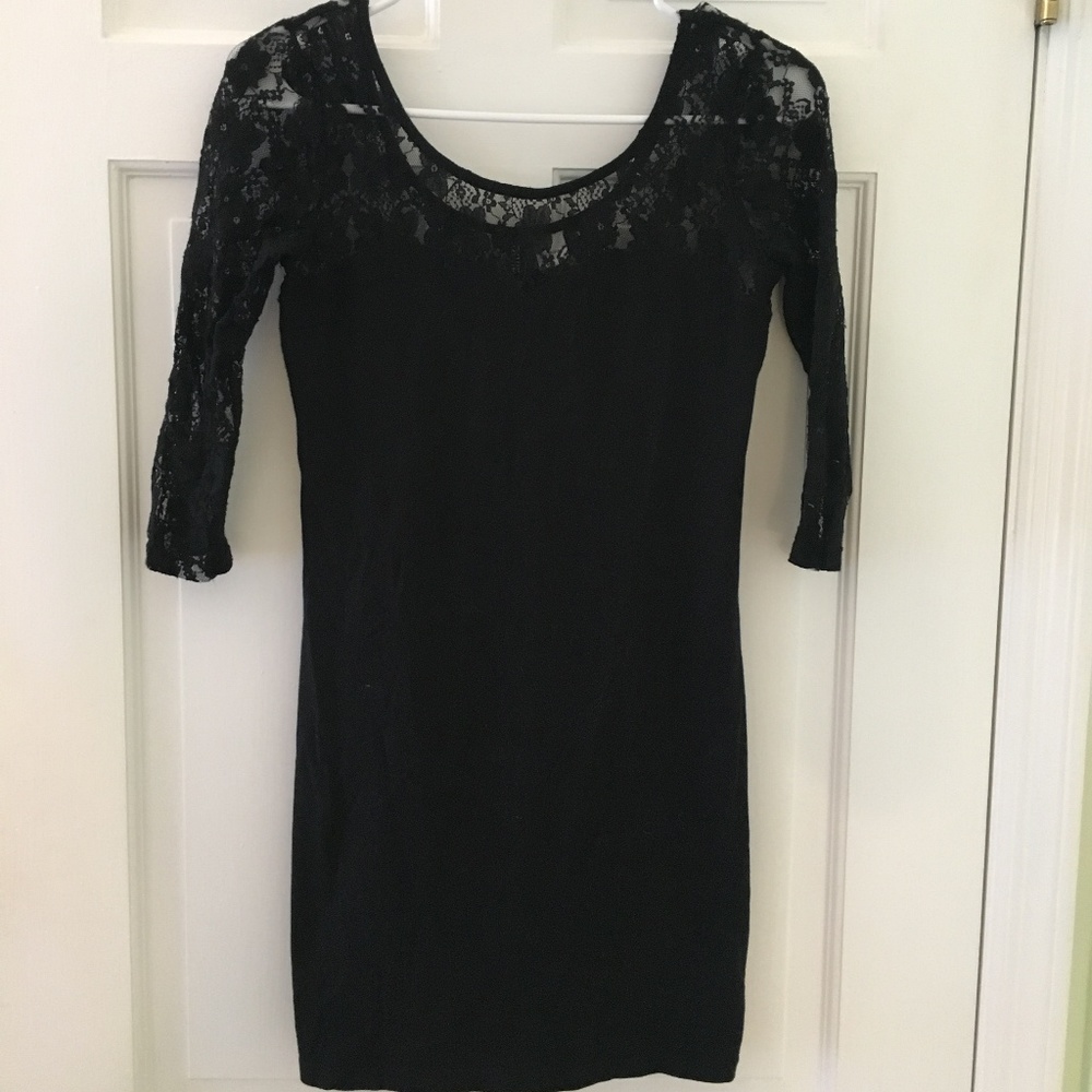 H&M Sexy Bodycon Black Dress